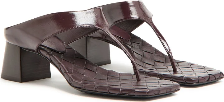 Sandals with leather heels - Image 3