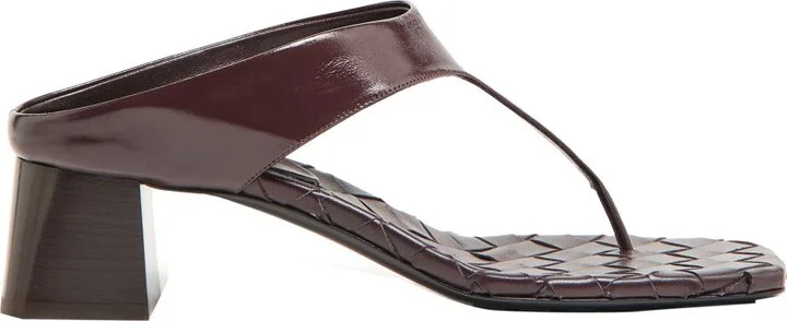 Sandals with leather heels - Image 9