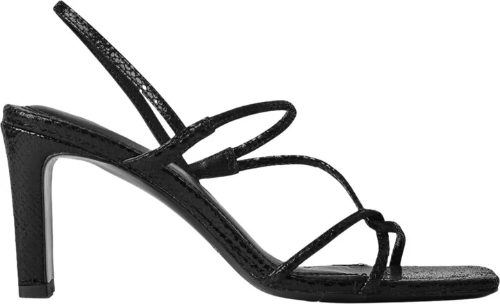 Sandals with narrow straps