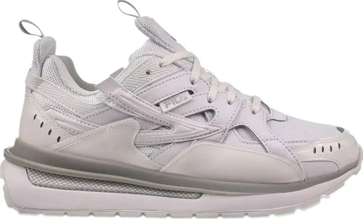 Sandenal Patched "White/Glacier Grey" sneakers