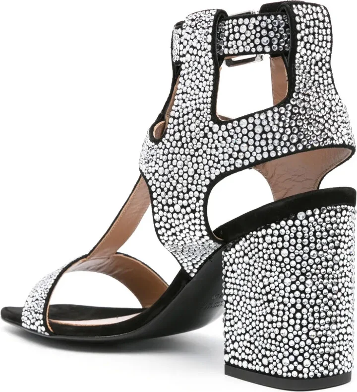 Sandra 90mm crystal-embellished sandals - Image 3