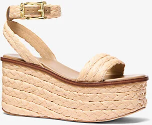 Sandra Straw Platform Sandal