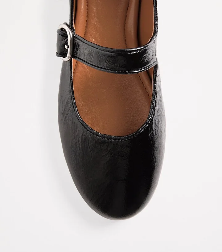 Sandro Paris Leather Ballet Flats - Image 5