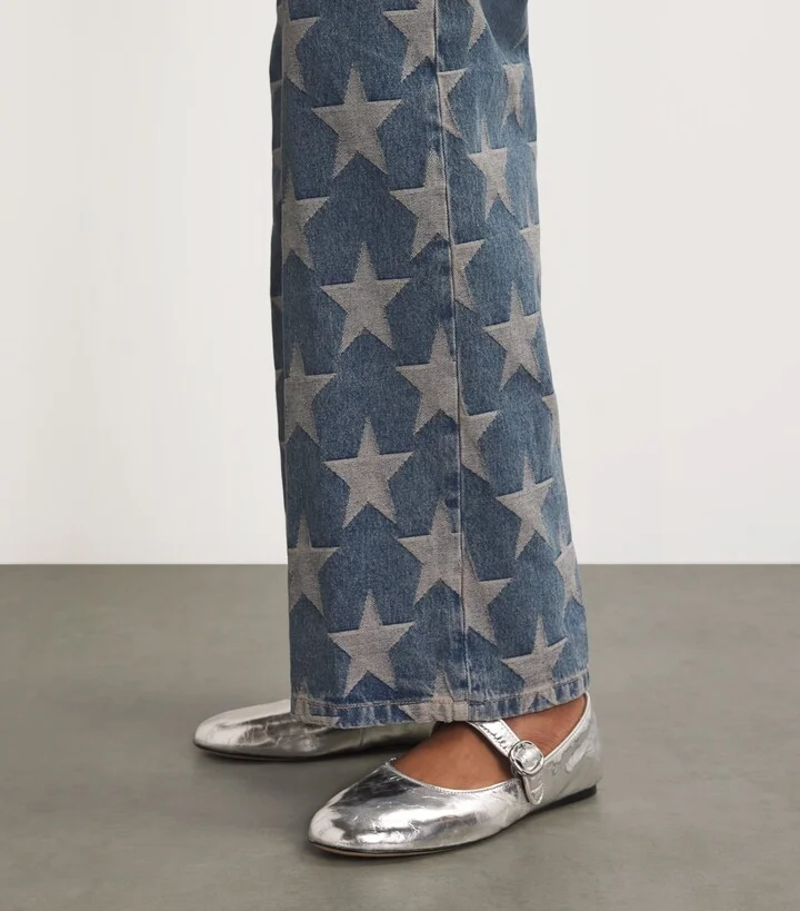 Sandro Paris Leather Ballet Flats - Image 2