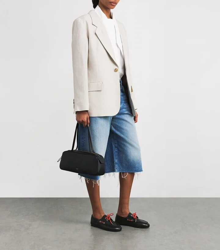 Sandro Paris Leather Boat Shoe Mules - Image 2