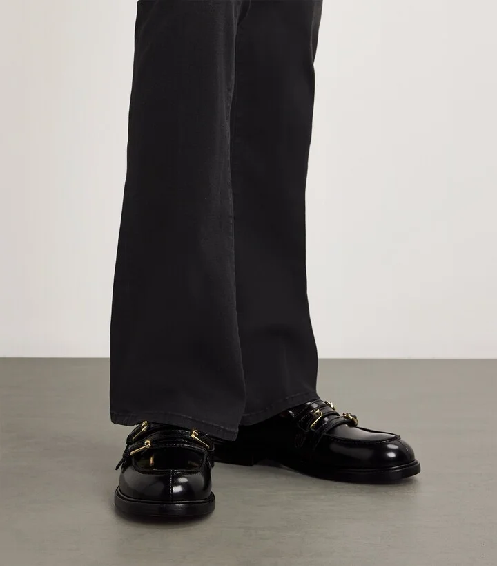 Sandro Paris Leather Buckle-Detail Loafers - Image 2