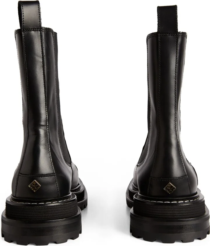 Sandro Paris Leather Chelsea Boots - Image 2