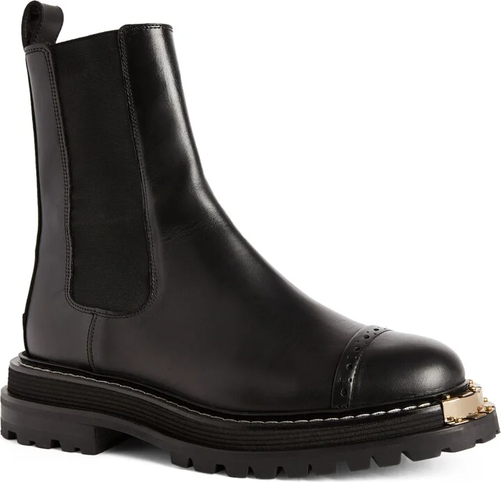 Sandro Paris Leather Chelsea Boots