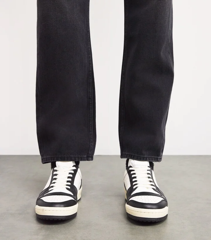 Sandro Paris Leather Cross Sneakers - Image 2