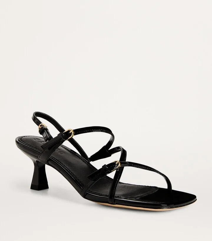 Sandro Paris Leather Heeled Sandals - Image 4