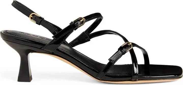 Sandro Paris Leather Heeled Sandals