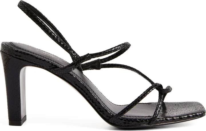 Sandro Paris Leather Strappy Sandals 70 - Image 3