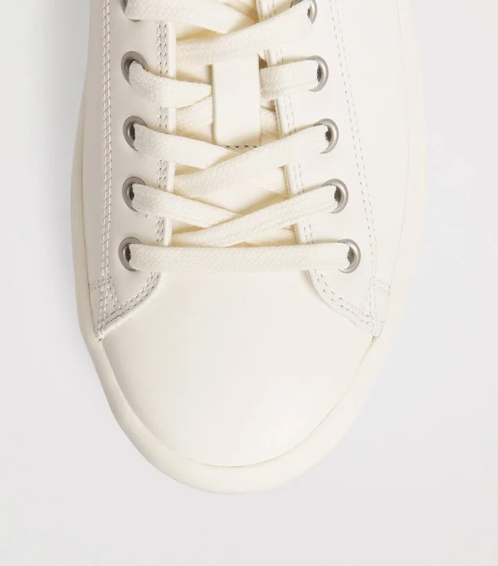 Sandro Paris Leather Vulca Sneakers - Image 5