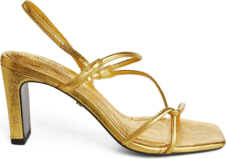 Sandro Paris Metallic Faye Sandals 70