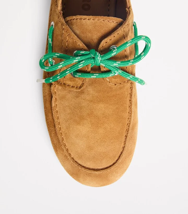 Sandro Paris Suede Boat Shoes - Image 5