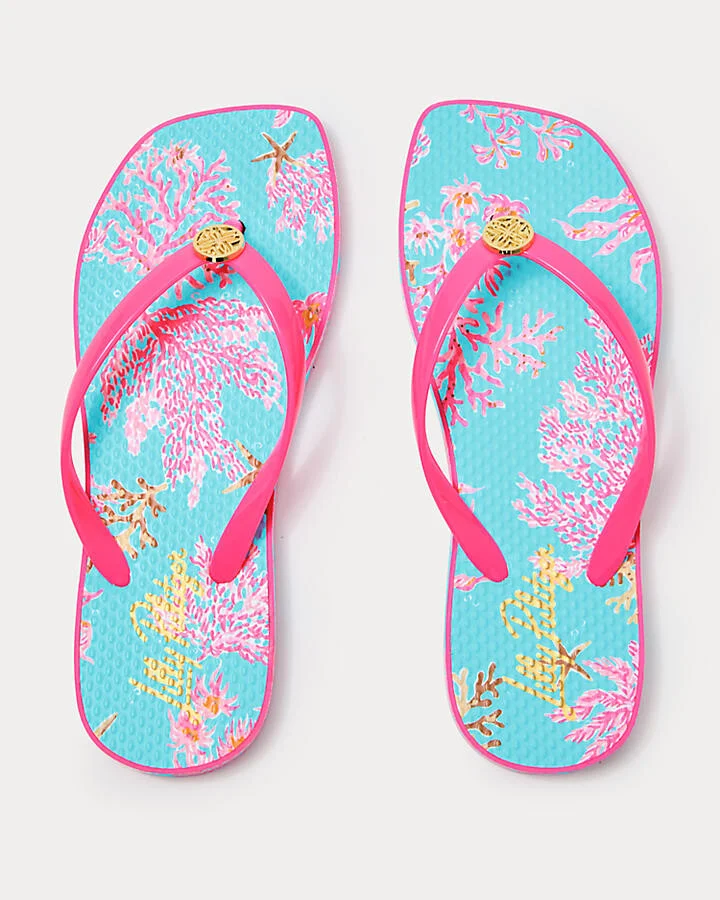 Sandsational Square Toe Flip Flop - Image 3