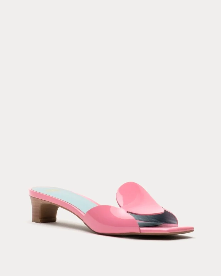 Sandy Circle - Slide Patent Pink