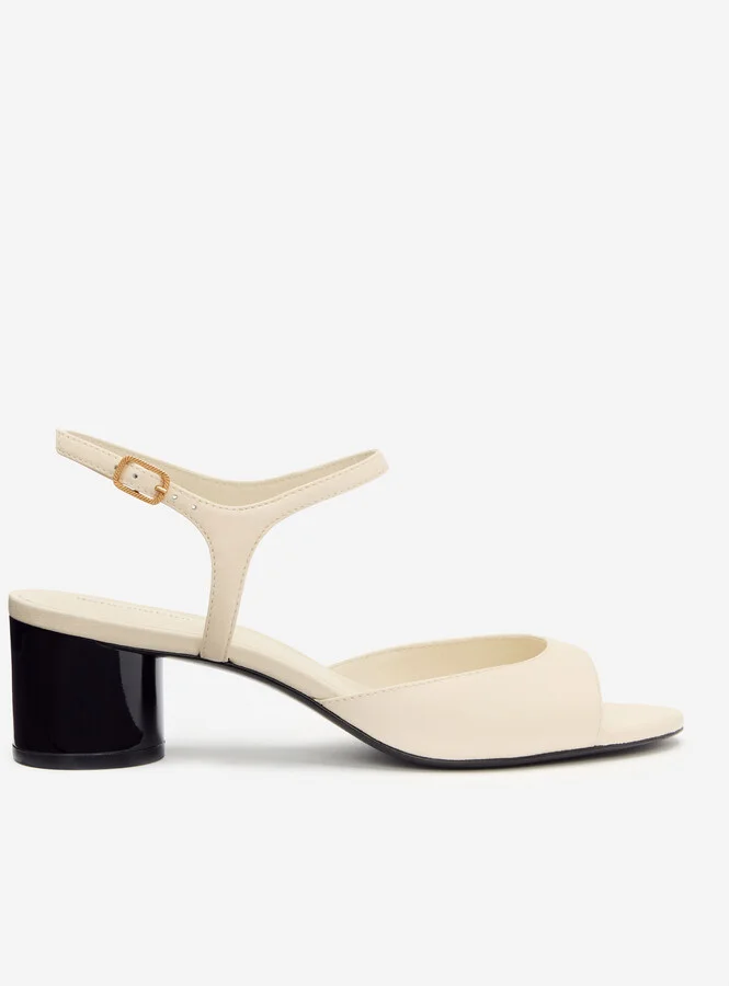 Sandy Heeled Sandal