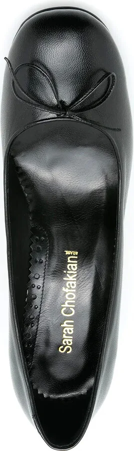 Sandy leather pumps - Image 4