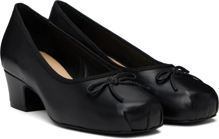Sandy Liang Black Court Heels - Image 4