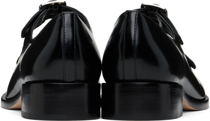 Sandy Liang Black Double Strap Ballerina Flats - Image 2