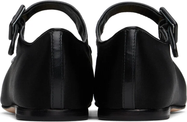 Sandy Liang Black Mary Jane Pointe Ballerina Flats - Image 2