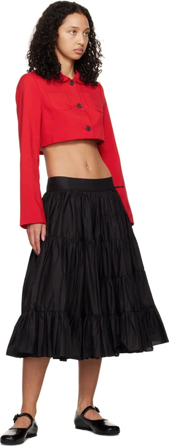 Sandy Liang Black Mary Jane Pointe Ballerina Flats - Image 5