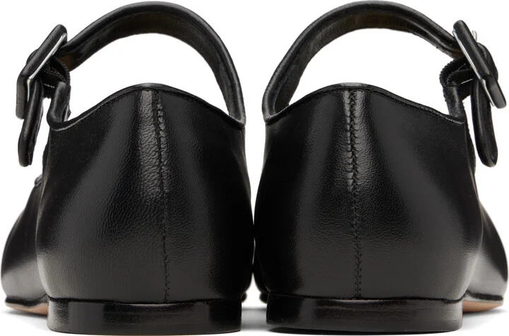 Sandy Liang Black Mary Jane Pointe Ballerina Flats - Image 2