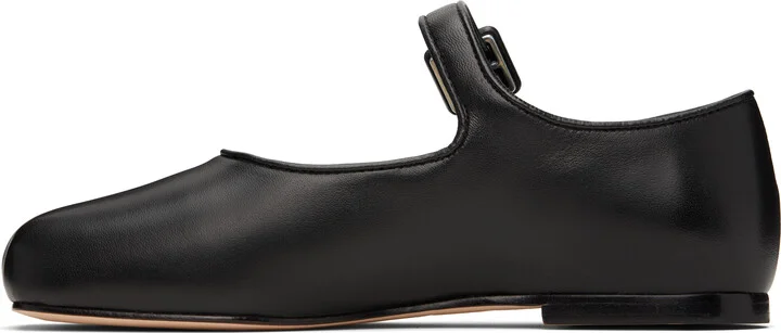 Sandy Liang Black Mary Jane Pointe Ballerina Flats - Image 3