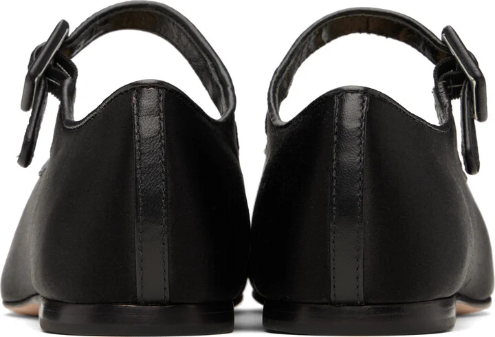 Sandy Liang Black Mary Jane Pointe Ballerina Flats - Image 2