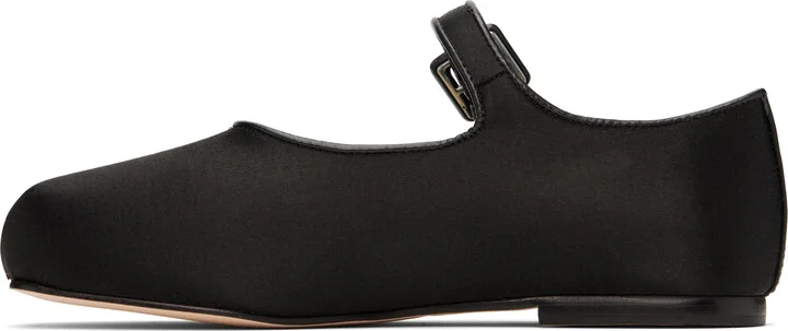 Sandy Liang Black Mary Jane Pointe Ballerina Flats - Image 3