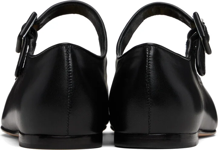 Sandy Liang Black Pointe Mary Jane Ballerina Flats - Image 2