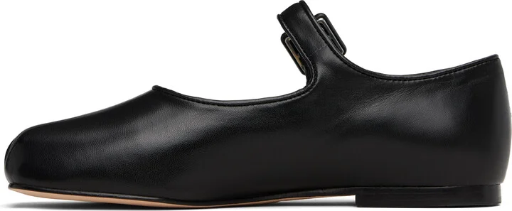 Sandy Liang Black Pointe Mary Jane Ballerina Flats - Image 3