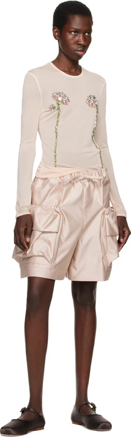 Sandy Liang Brown Mary Jane Pointe Ballerina Flats - Image 5