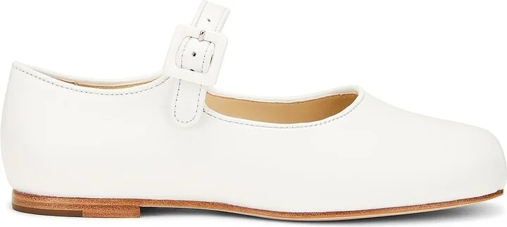 Sandy Liang Mary Jane Pointe in White