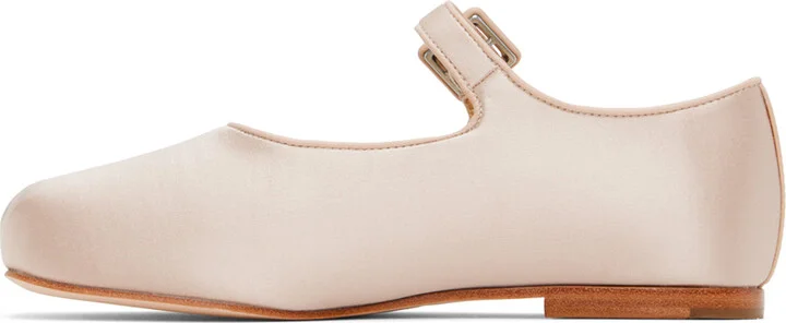 Sandy Liang Pink Mary Jane Pointe Ballerina Flats - Image 3