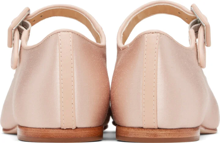Sandy Liang Pink Mary Jane Pointe Ballerina Flats - Image 2