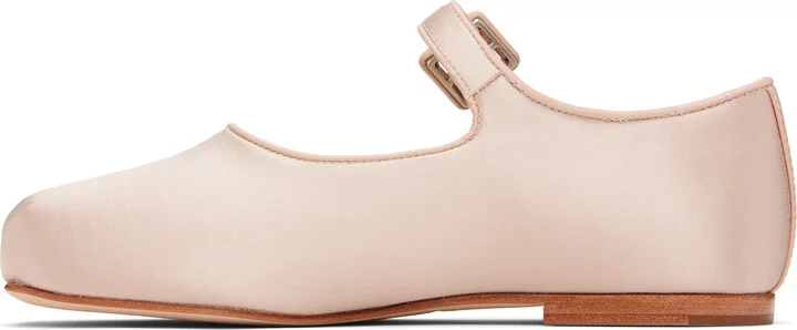 Sandy Liang Pink Mary Jane Pointe Ballerina Flats - Image 3