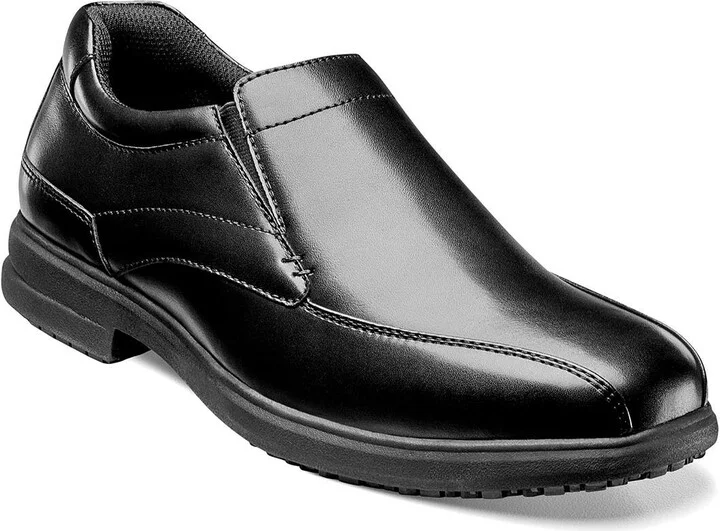 Sanford Slip-Resistant Slip-On Work Loafer - Wide Width Available