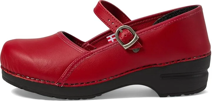 Sanita Clare Women's Shoes Red : EU 41 (US Women's 9.5-10) Regular, Leather - Image 5