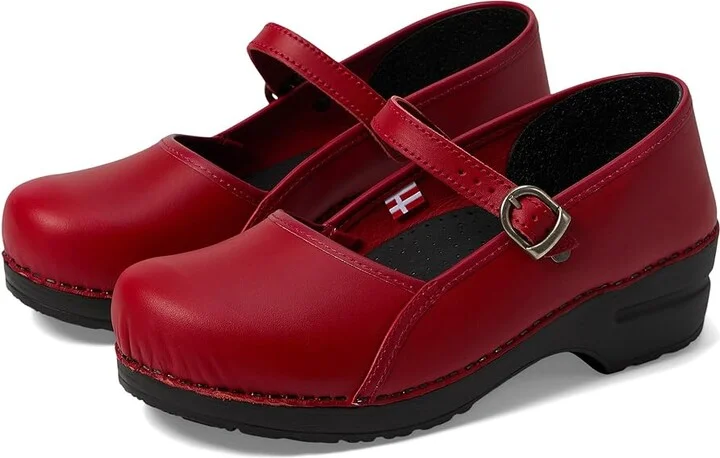 Sanita Clare Women's Shoes Red : EU 41 (US Women's 9.5-10) Regular, Leather