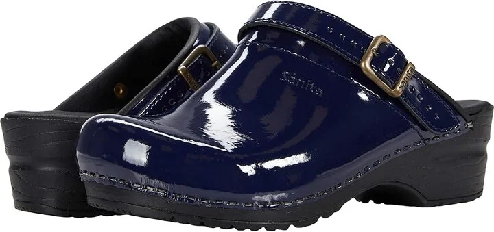 Sanita Estelle Women's Shoes Blue : EU 36 (US Women's 4.5-5) Regular, Patent Leather