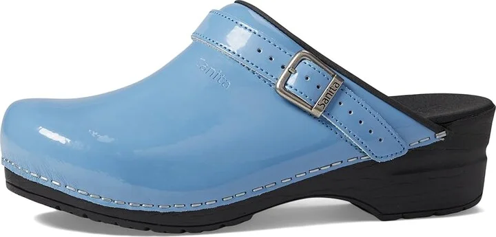 Sanita Estelle Women's Shoes Light Blue : EU 37 (US Women's 5.5-6) Regular, Patent Leather - Image 5