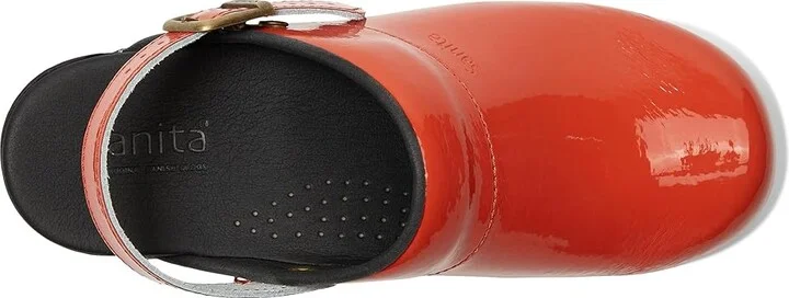 Sanita Estelle Women's Shoes Orange : EU 39 (US Women's 7.5-8) Regular, Patent Leather - Image 2