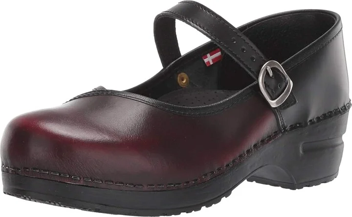 Sanita Everly Women's Shoes Black/Bordeaux : EU 35 (US Women's 3.5-4) Regular, Leather - Image 2