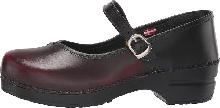 Sanita Everly Women's Shoes Black/Bordeaux : EU 35 (US Women's 3.5-4) Regular, Leather - Image 7
