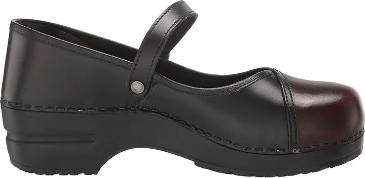 Sanita Everly Women's Shoes Black/Bordeaux : EU 35 (US Women's 3.5-4) Regular, Leather - Image 8