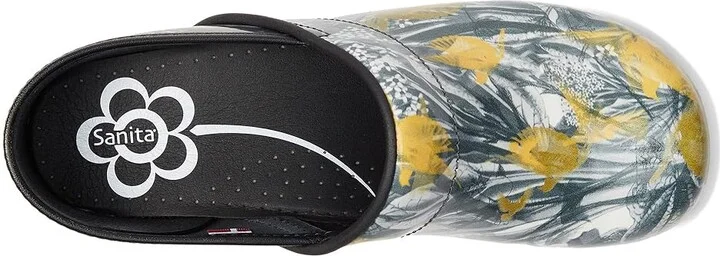 Sanita Flyway Women's Shoes Yellow/Grey : EU 38 (US Women's 6.5-7) Regular, Leather - Image 2