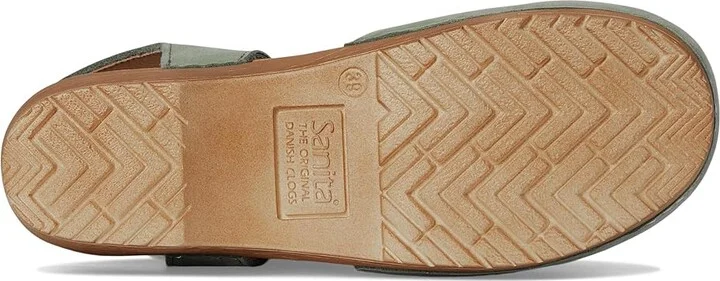 Sanita Heart Women's Wedge Shoes Khaki : EU 40 (US Women's 8.5-9) Regular, Leather - Image 3