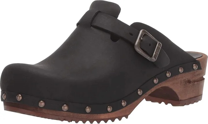 Sanita Kristel Women's Clog Shoes Black : EU 36 (US Women's 4.5-5) Regular, Leather - Image 2